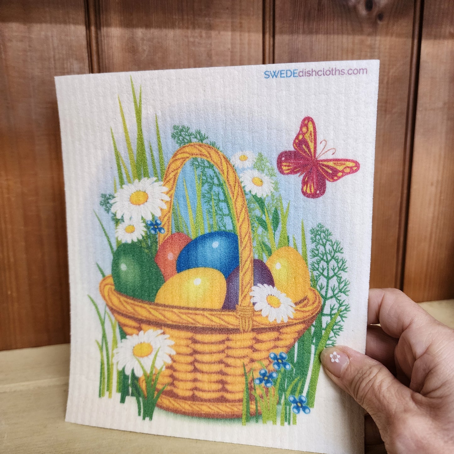 Dishcloth from Sweden Easter Basket