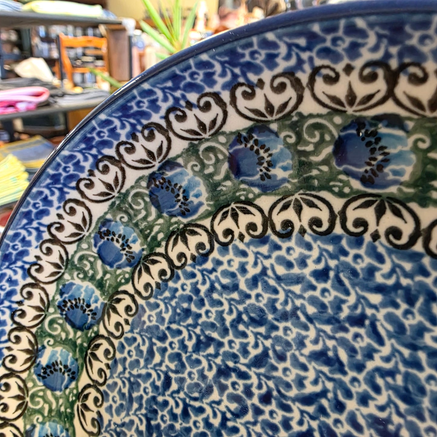 Plate 7.75" Dessert 1513X ~ Peacock Feather