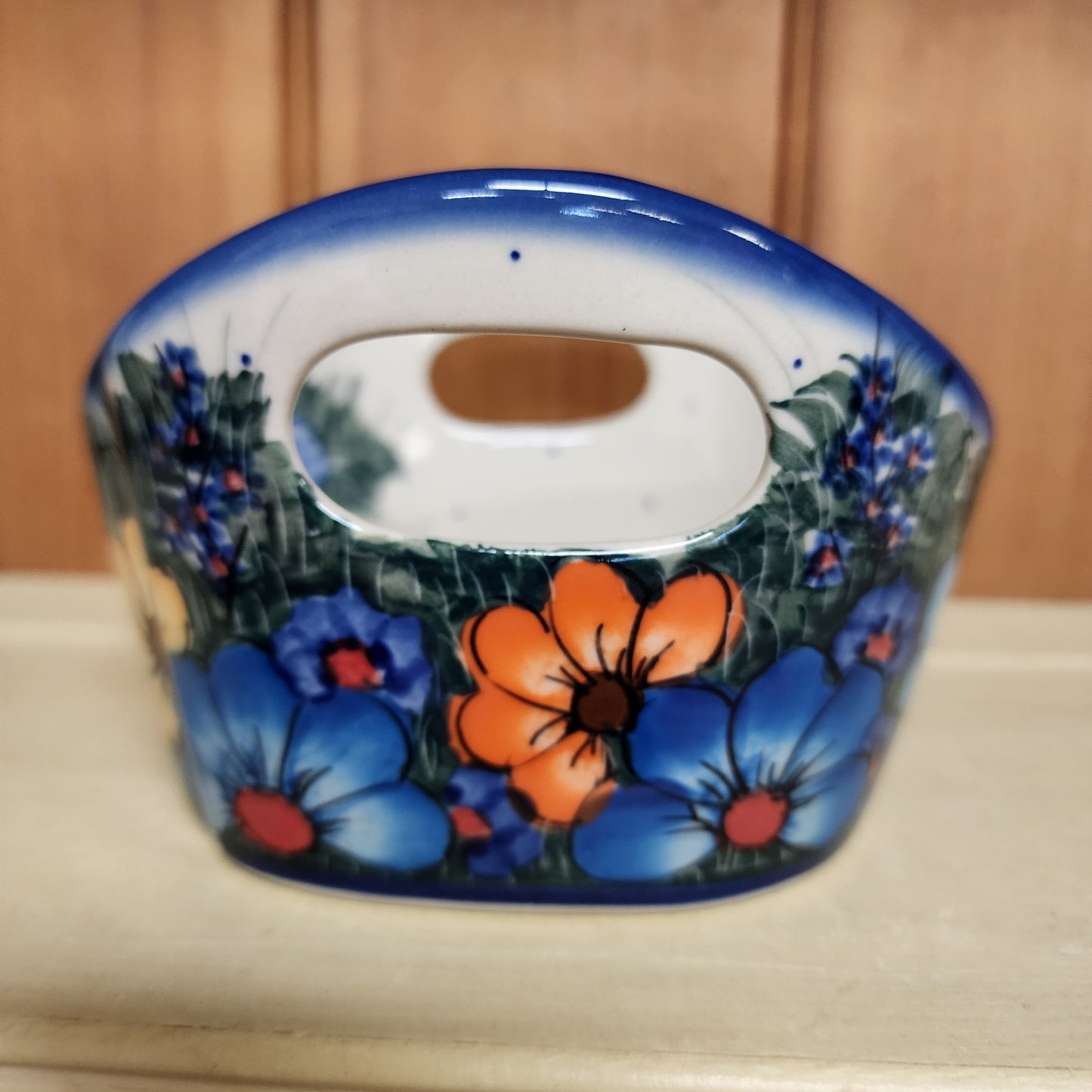 Bowl ~ Basket 3.5"H x 6"Wide RBG Bold