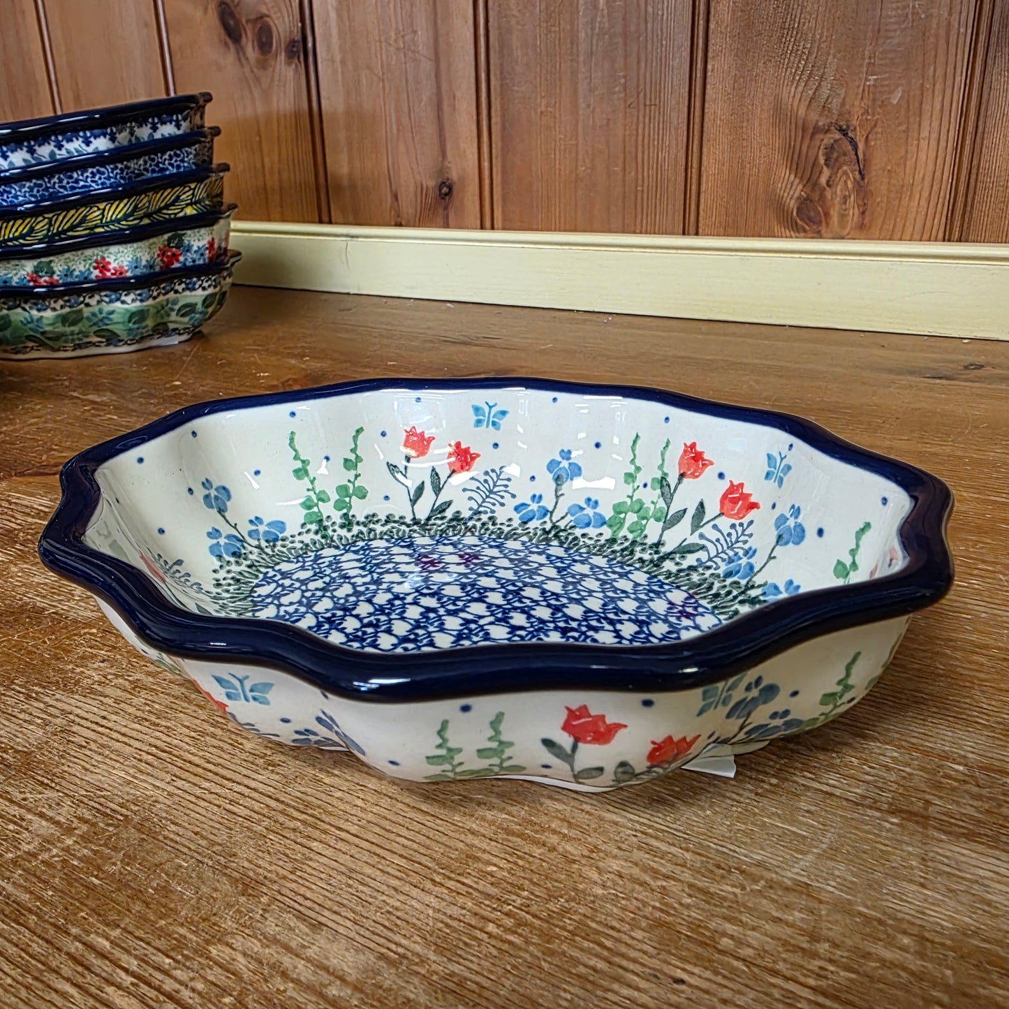 Bowl Oval Fluted 6" x 7.5" A27-2903X Tulip Horizon pf0526