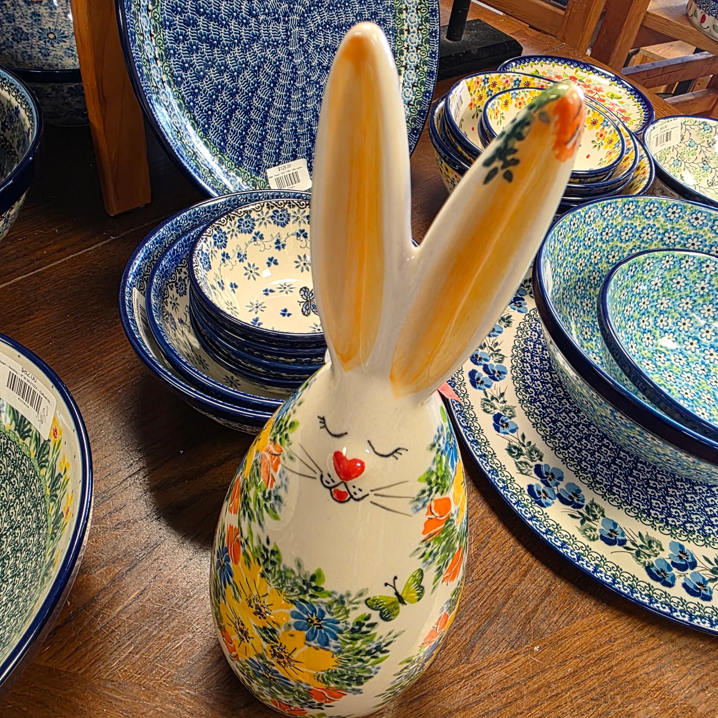 Bunny 12" /green butterfly