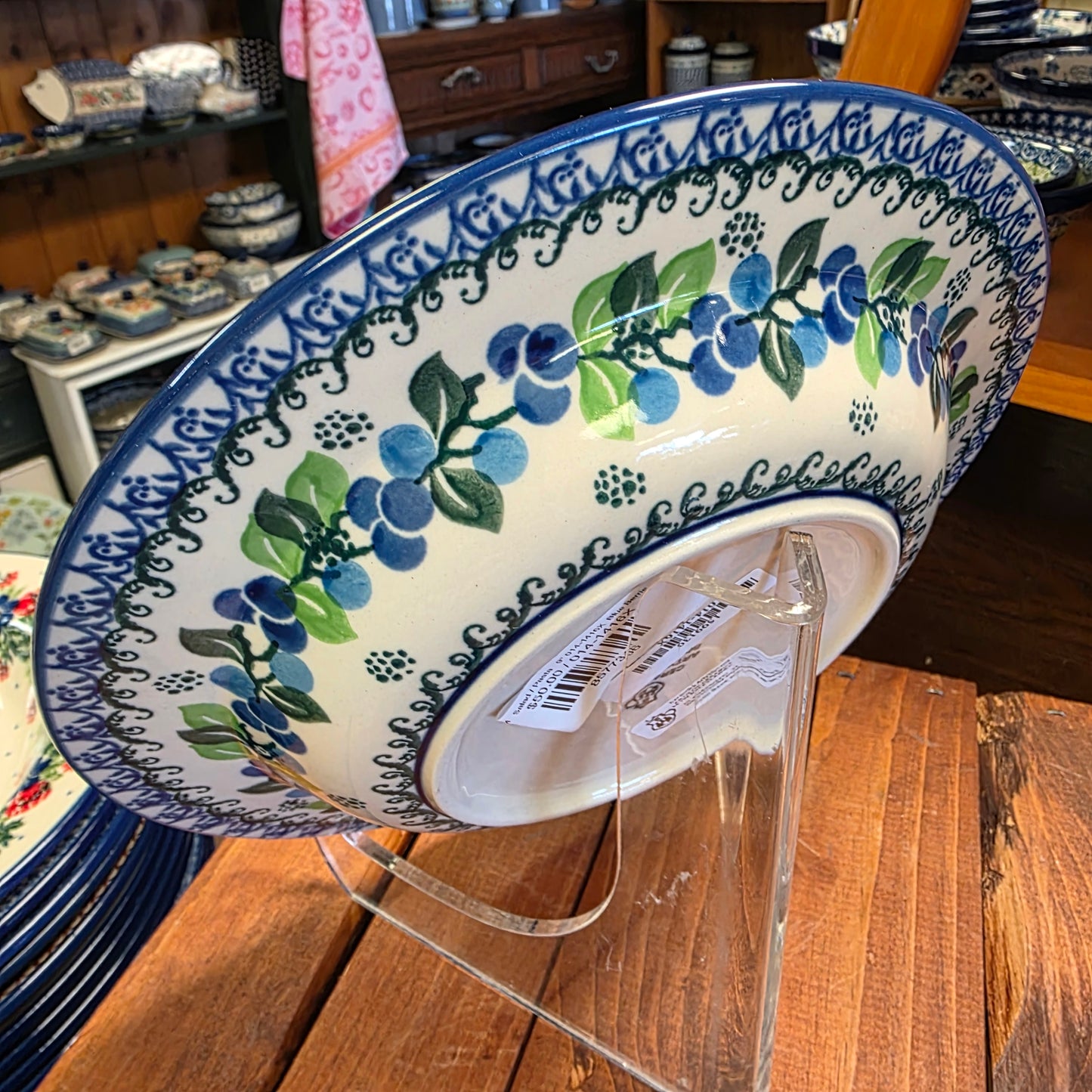 Bowl Salad / Pasta 9" 014-1416X Blue Berries pf0526