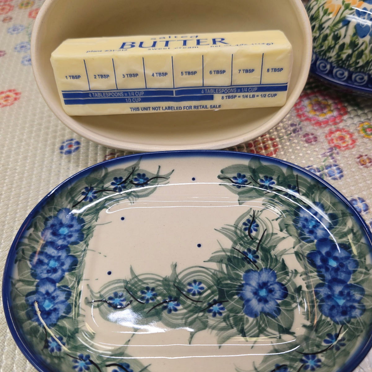 Butter Oval / Blue/Grey 127/12