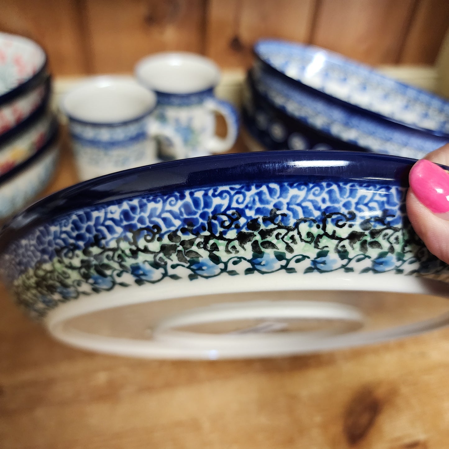 Plate ~ Rimmed ~ 9" 302-U3271 pf0425