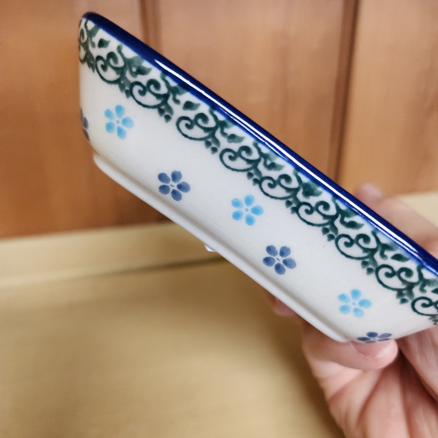 Bowl Shallow Fluted 2250X ~ Blue Dazzle