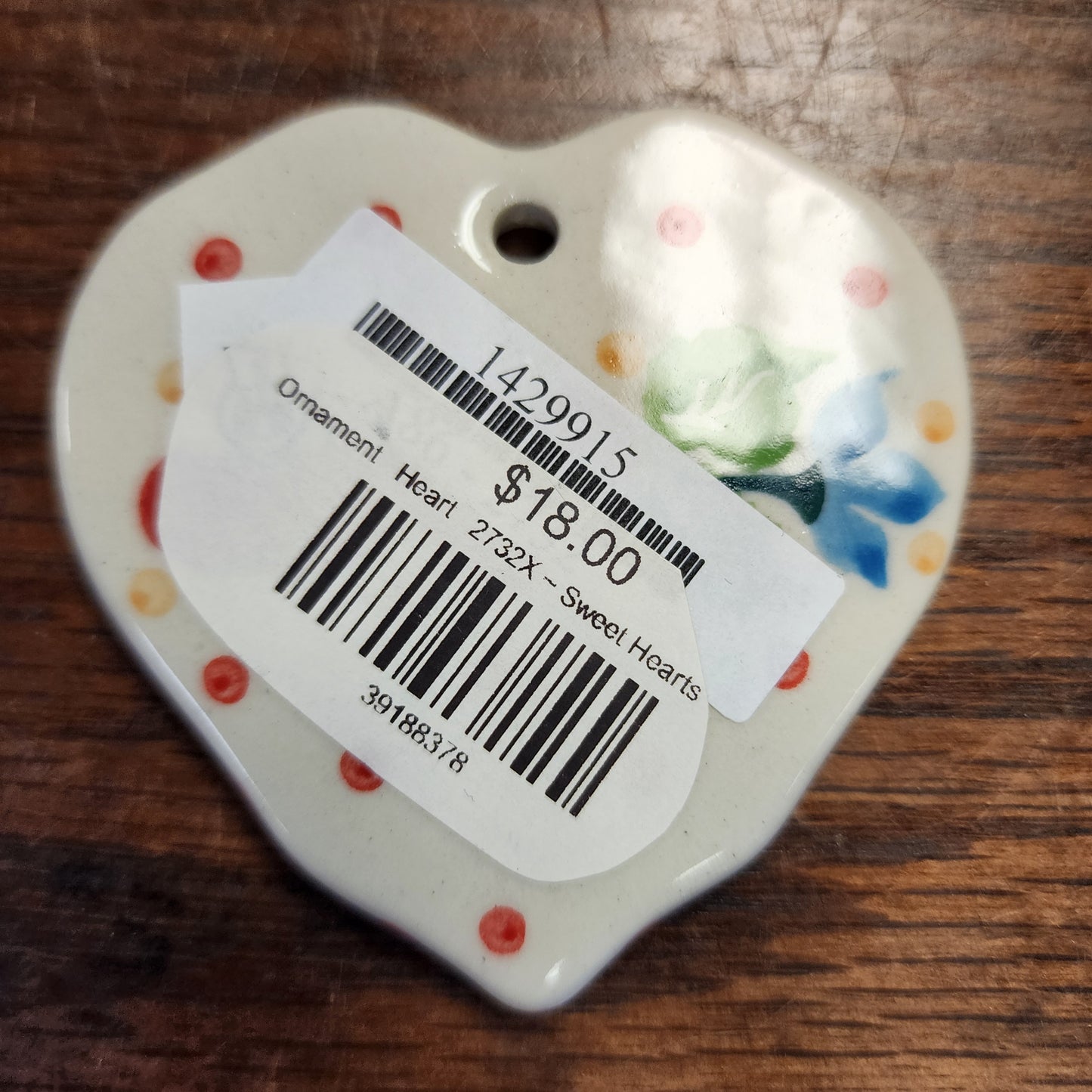 Ornament Heart 2732X ~ Sweet Hearts PF1024