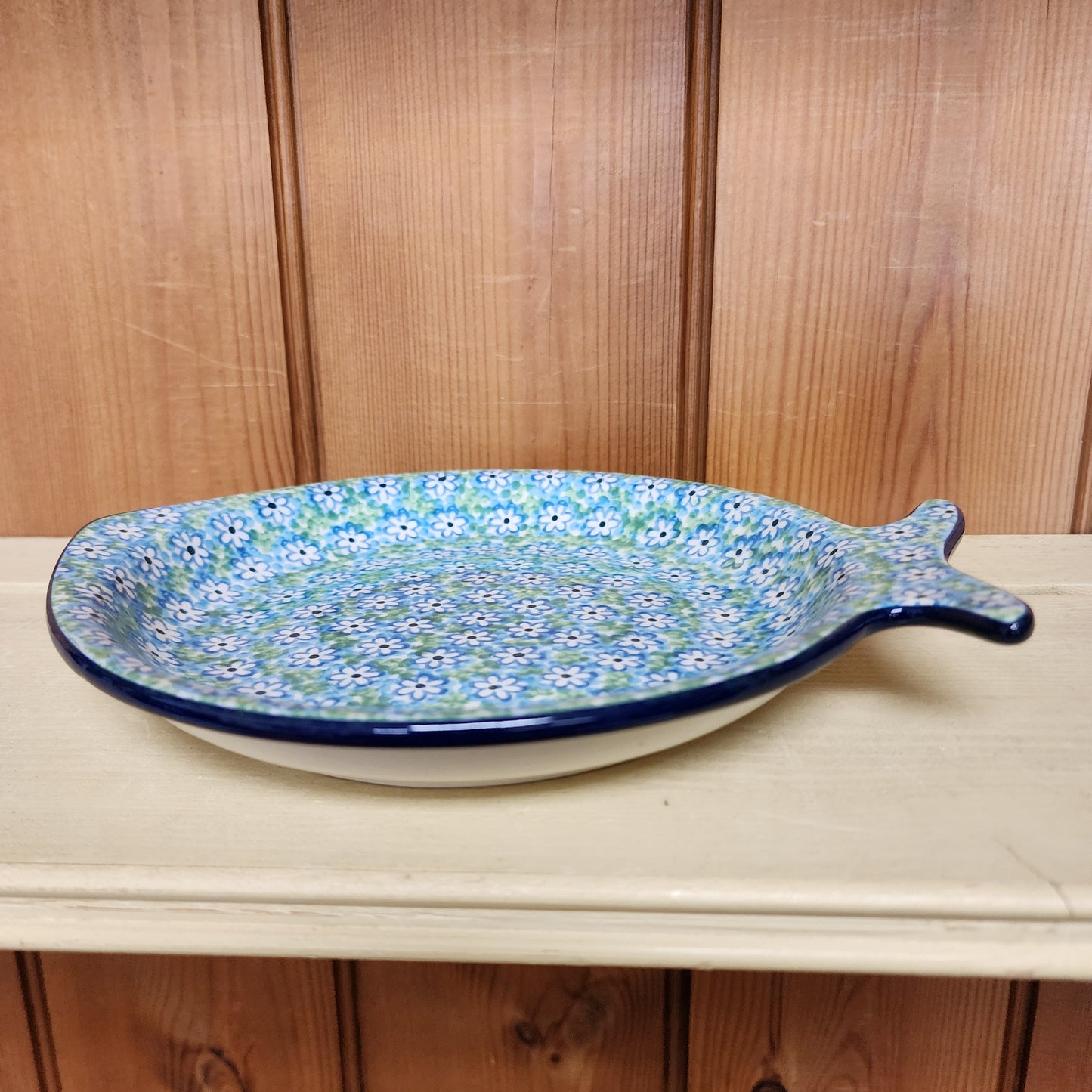 Fish Shaped Plate E37-2252X Key Lime