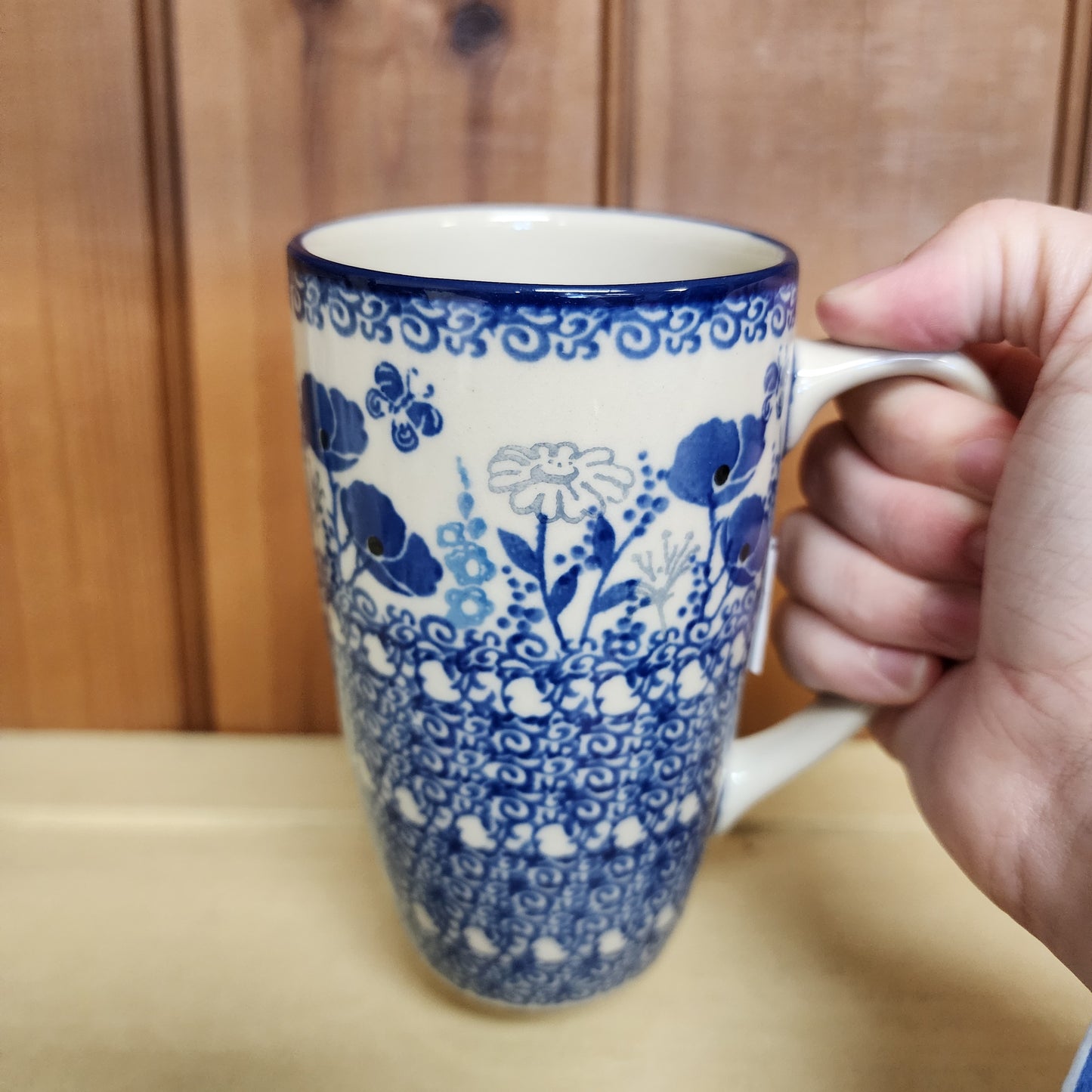 Mug 12 oz Tall Latte C52-2902X Evening Poppy pf0526