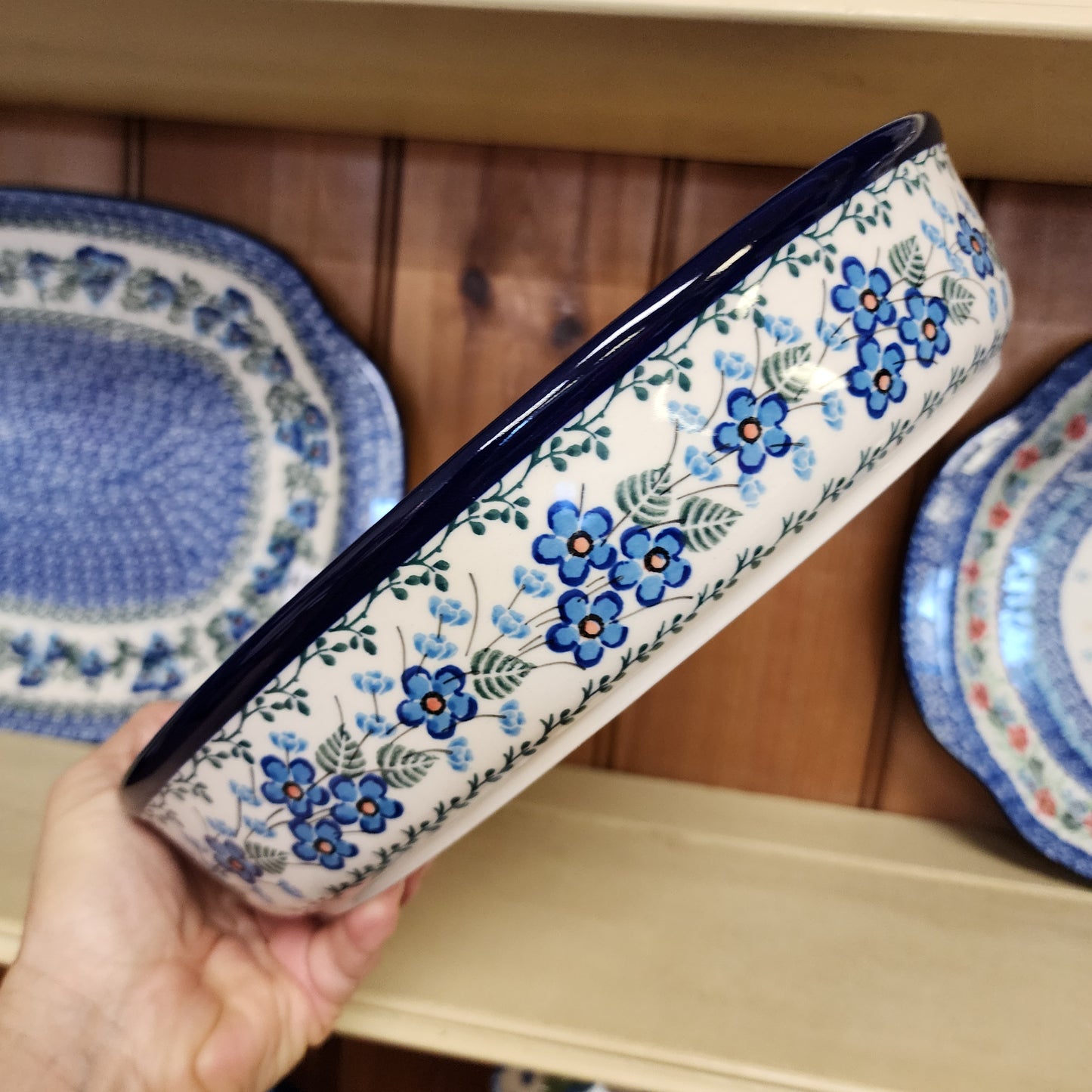 Baker Oval 10.5" 2272X ~ Parisian Posies