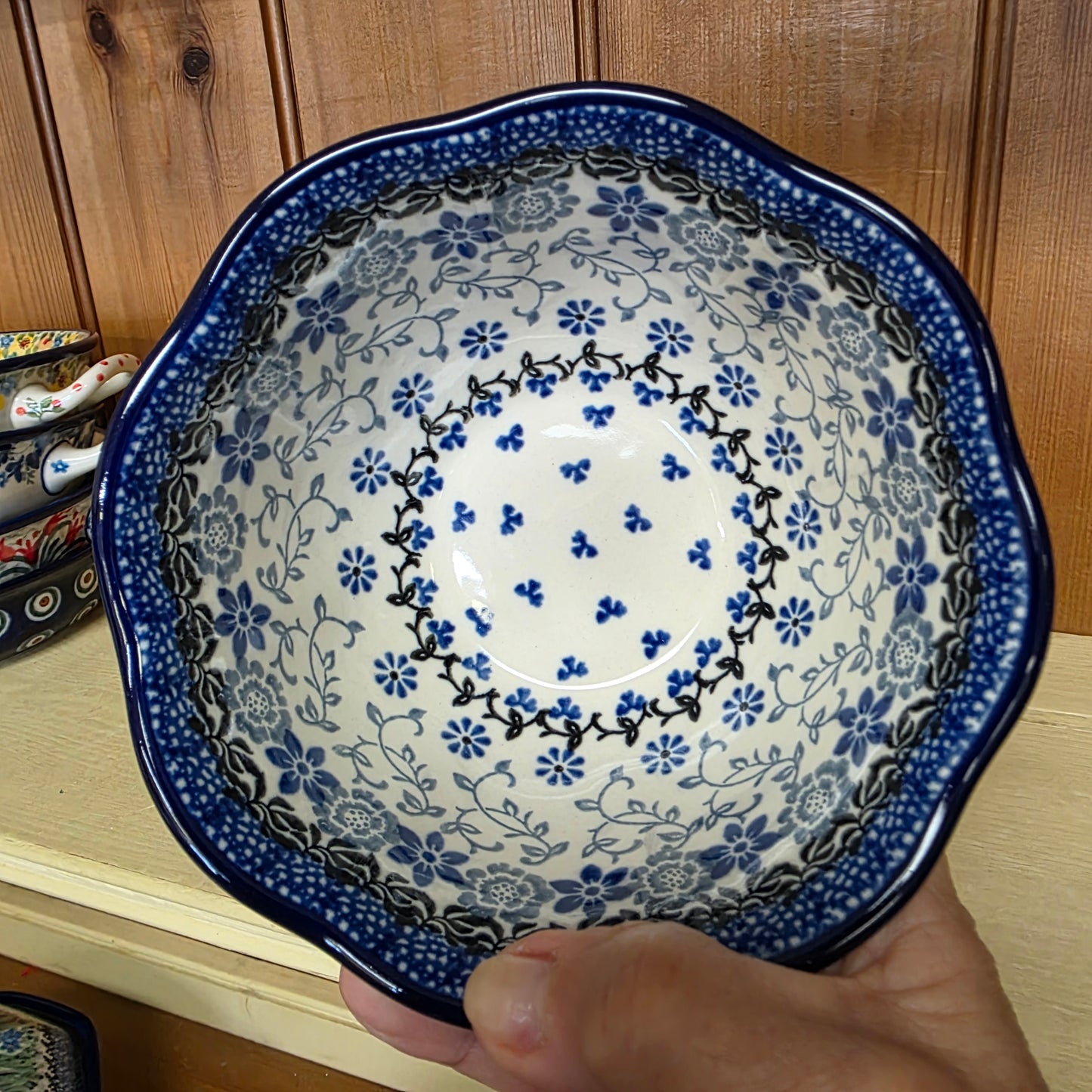Bowl Wavy Edge 5.75" A54-2158X Silver Lace pf0526