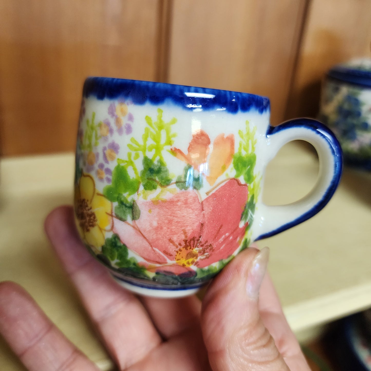Mug Espresso 4 oz / Pink UNIKAT 2.5"