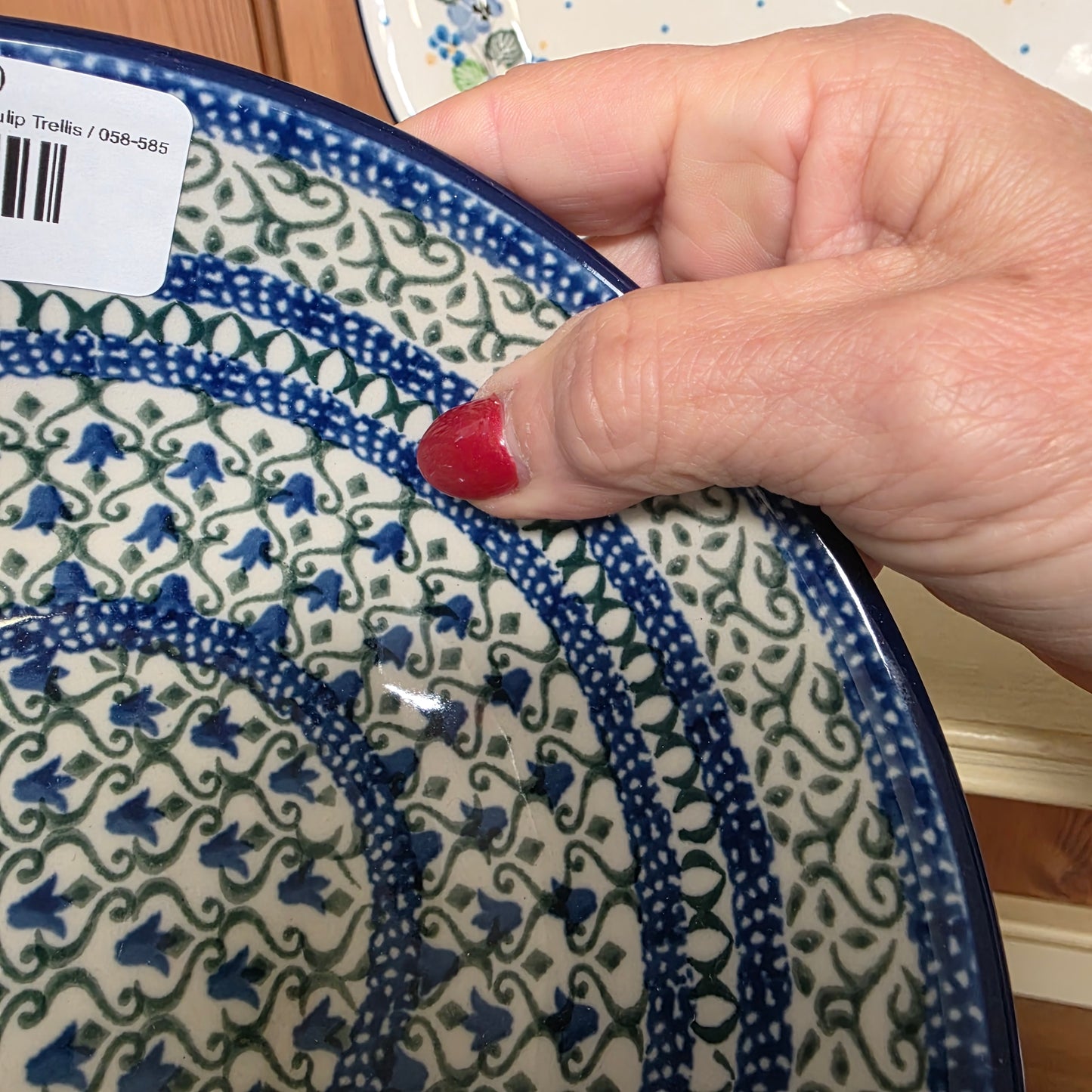 Bowl Nesting 6.5" W 0585 Tulip Trellis