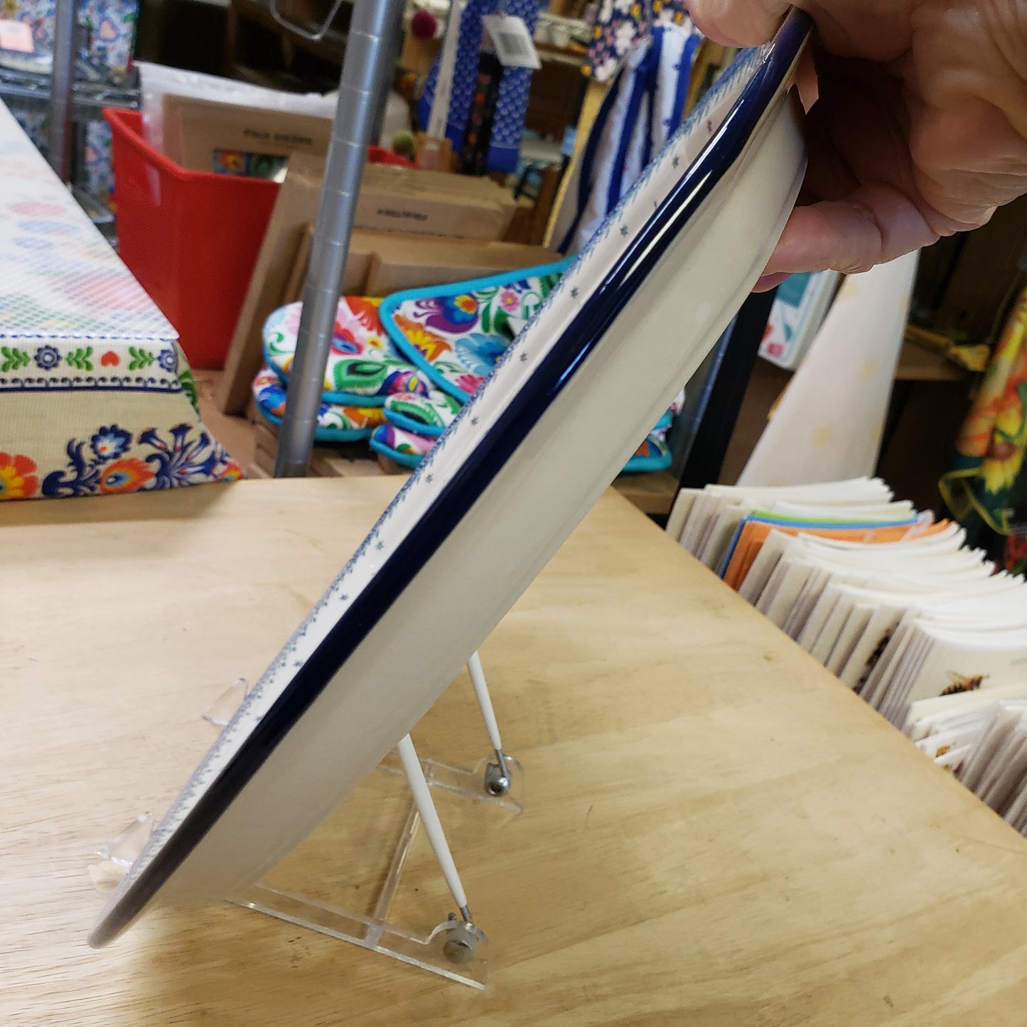 Square Platter F83-2973X Winter Holly