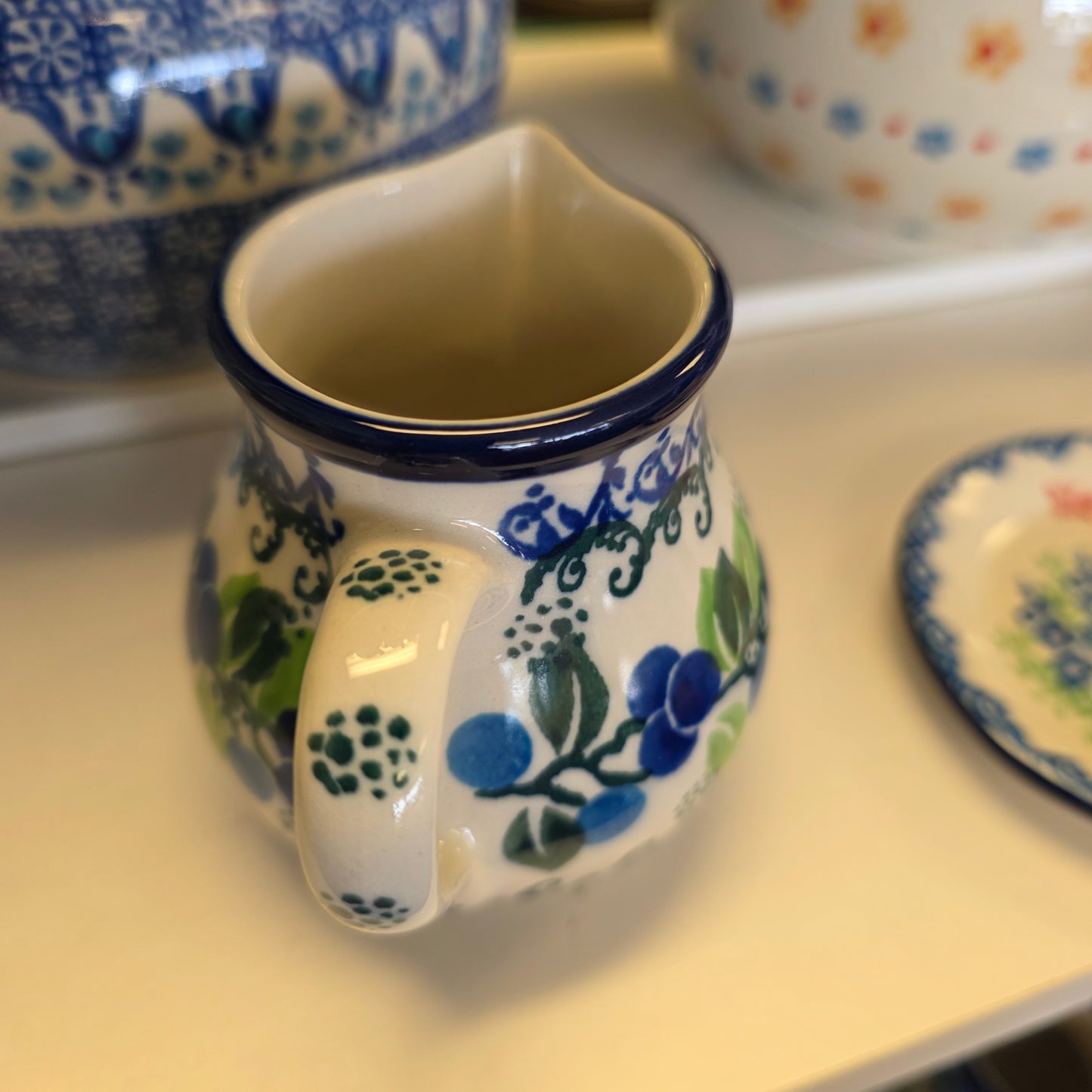 Cream Pitcher 6 oz 091-1416X Blue Berries pf0526
