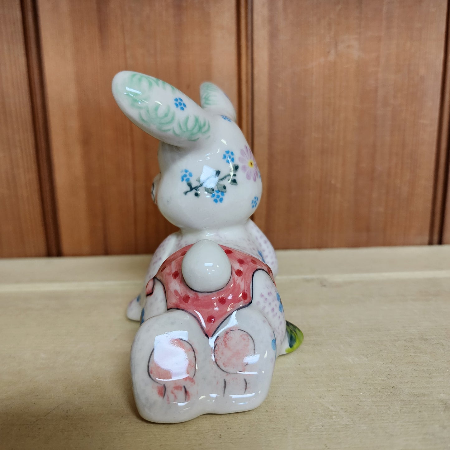Bunny laying down with carrot