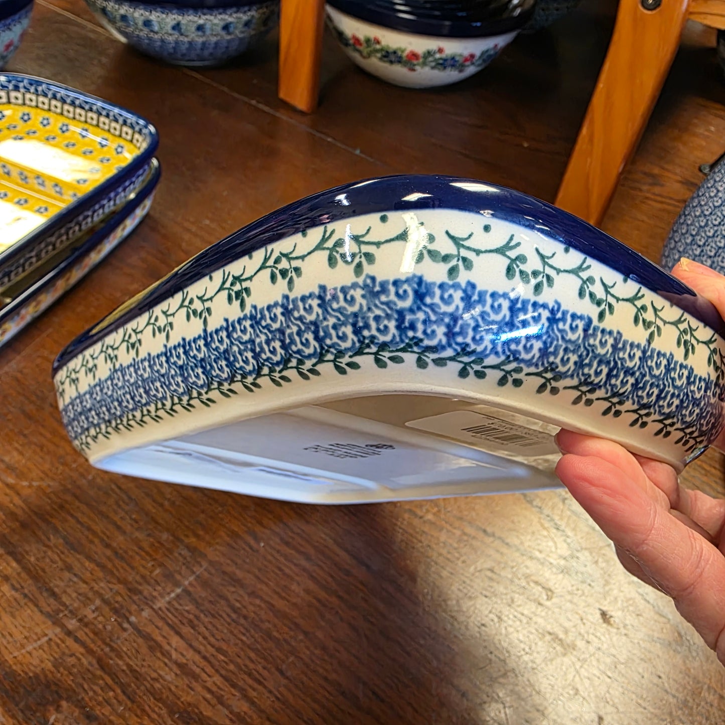 Dish Divided 6.5" x 9.25" 2272X ~ Parisian Posies