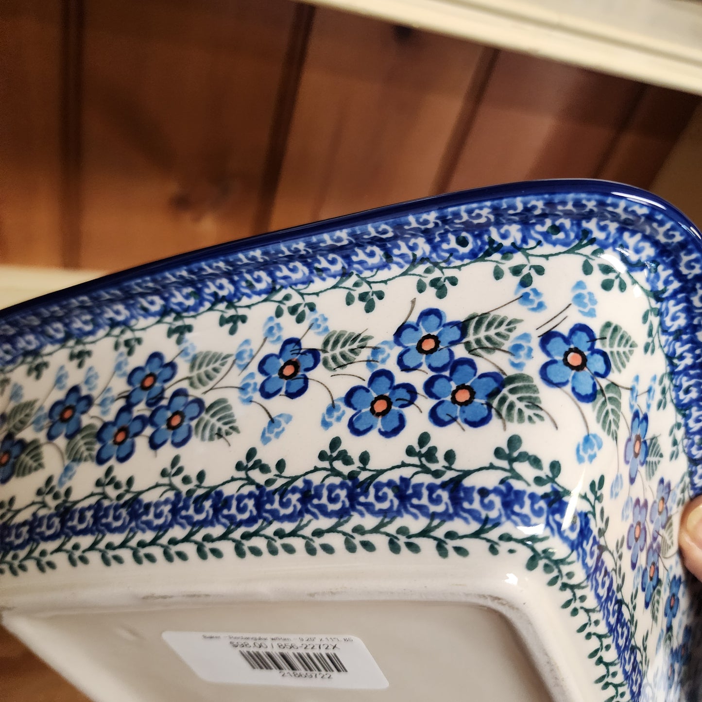 Baker ~ Rectangular w/Rim ~ 9.25" x 11"L 856-2272X pf0425