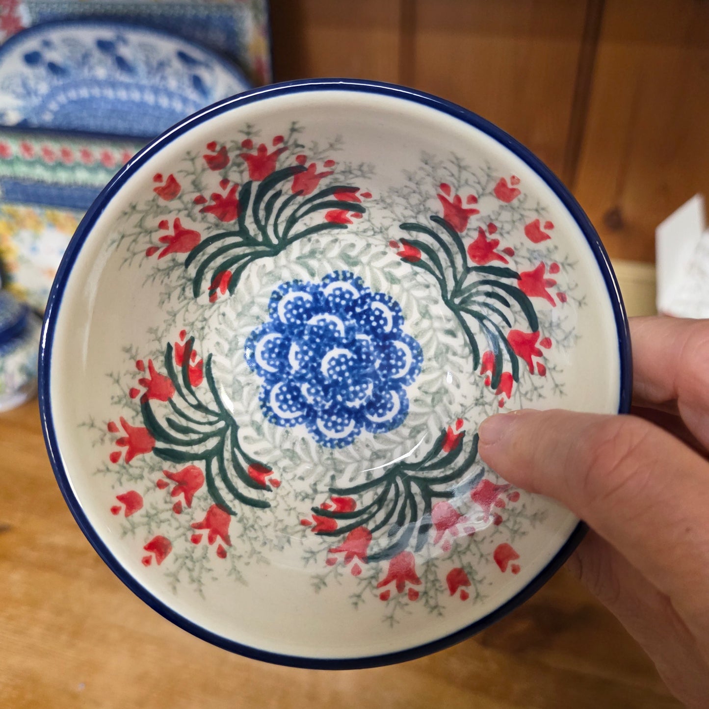Bowl Nesting 5"W 556-1437 Crimson Bells