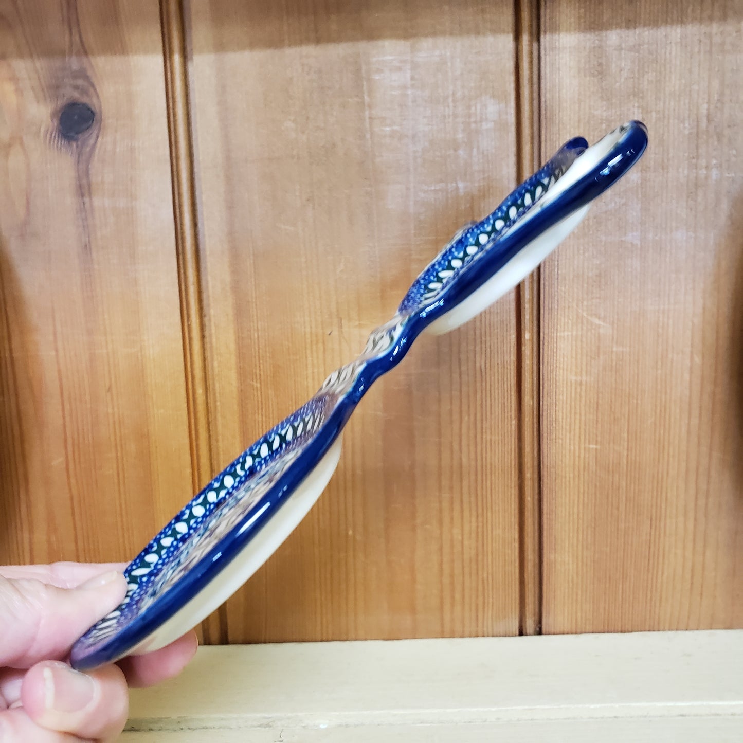 Tea Bag & Cup Holder 764-0585X Tulip Trellis Spoon Rest