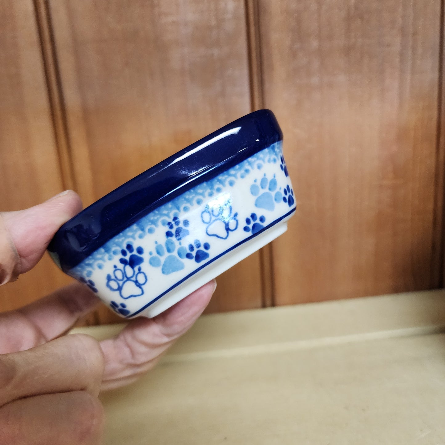 Bowl Square Ramekin 3.75" 1771X ~ Boo Boo Kitty