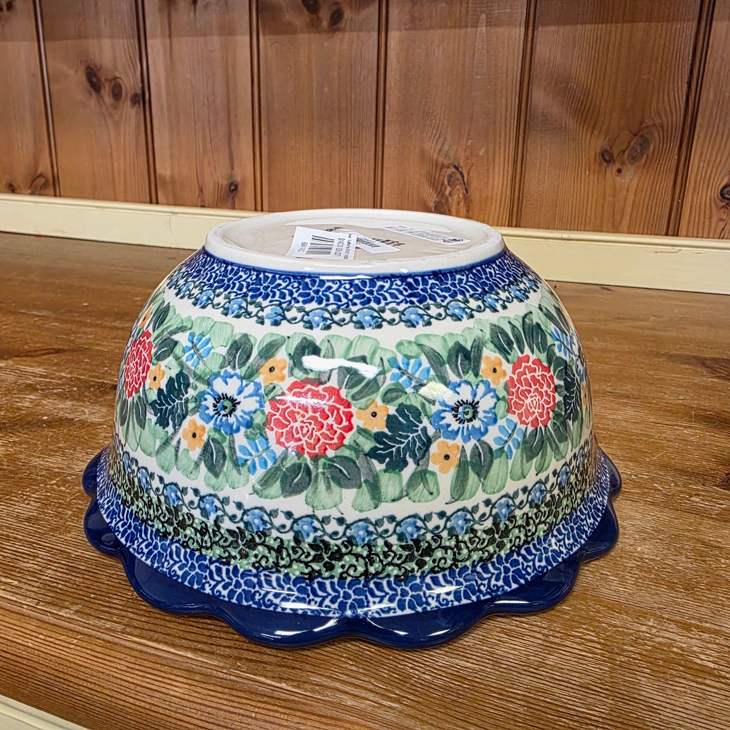 Bowl Scalloped Edge 9"wx4" 628-U3271 U4 pf0526