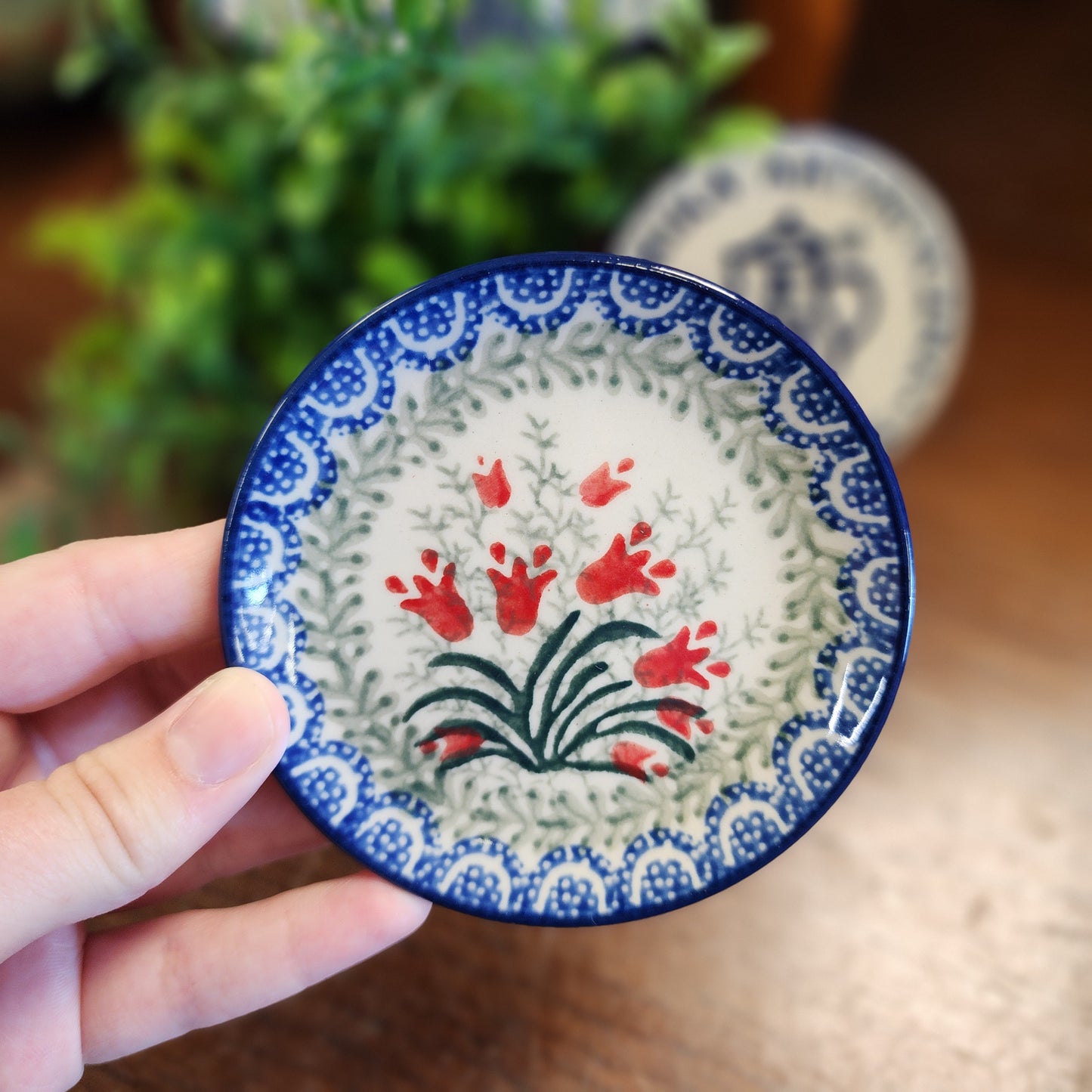 Coaster 4" 262-1437X Crimson Bells pf0526