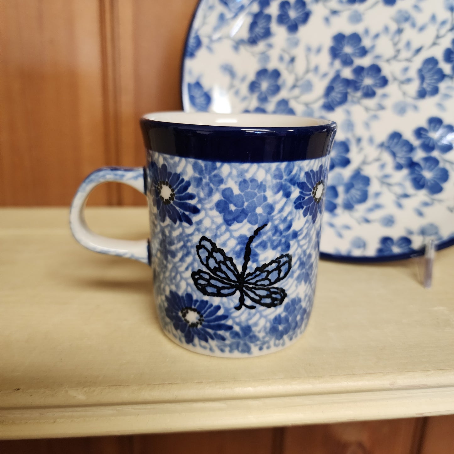 Mug Espresso 5 oz 328-2999X Blue Dragonfly pf0526