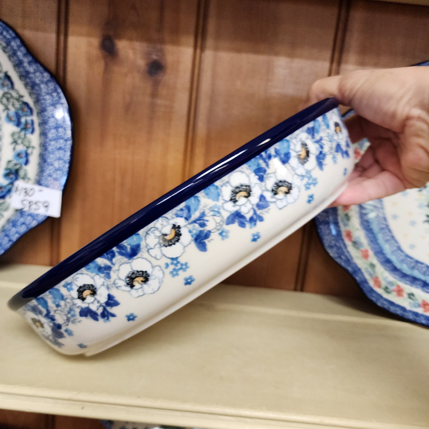 Baker Oval 10.5" 2222X ~ Snow Poppy