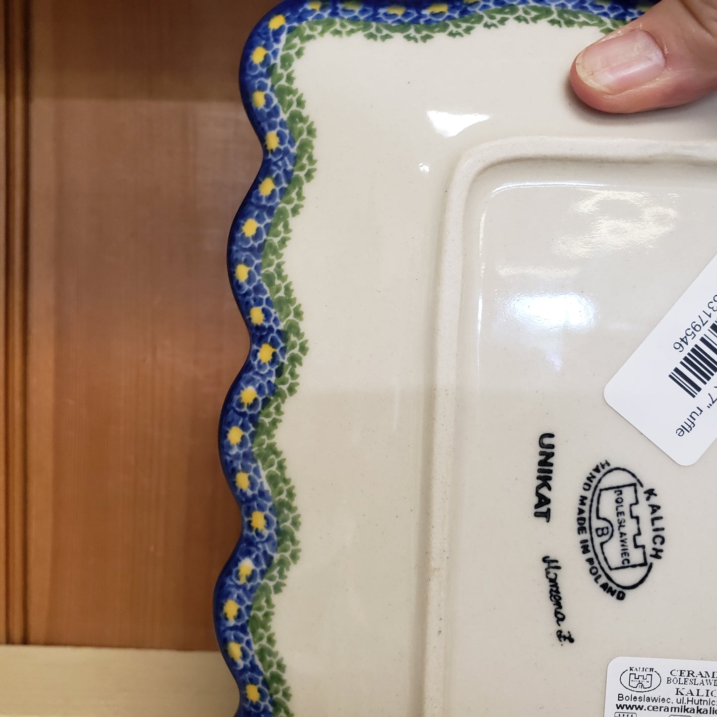 Platter Bird ~ 9.5" x 7" ruffle