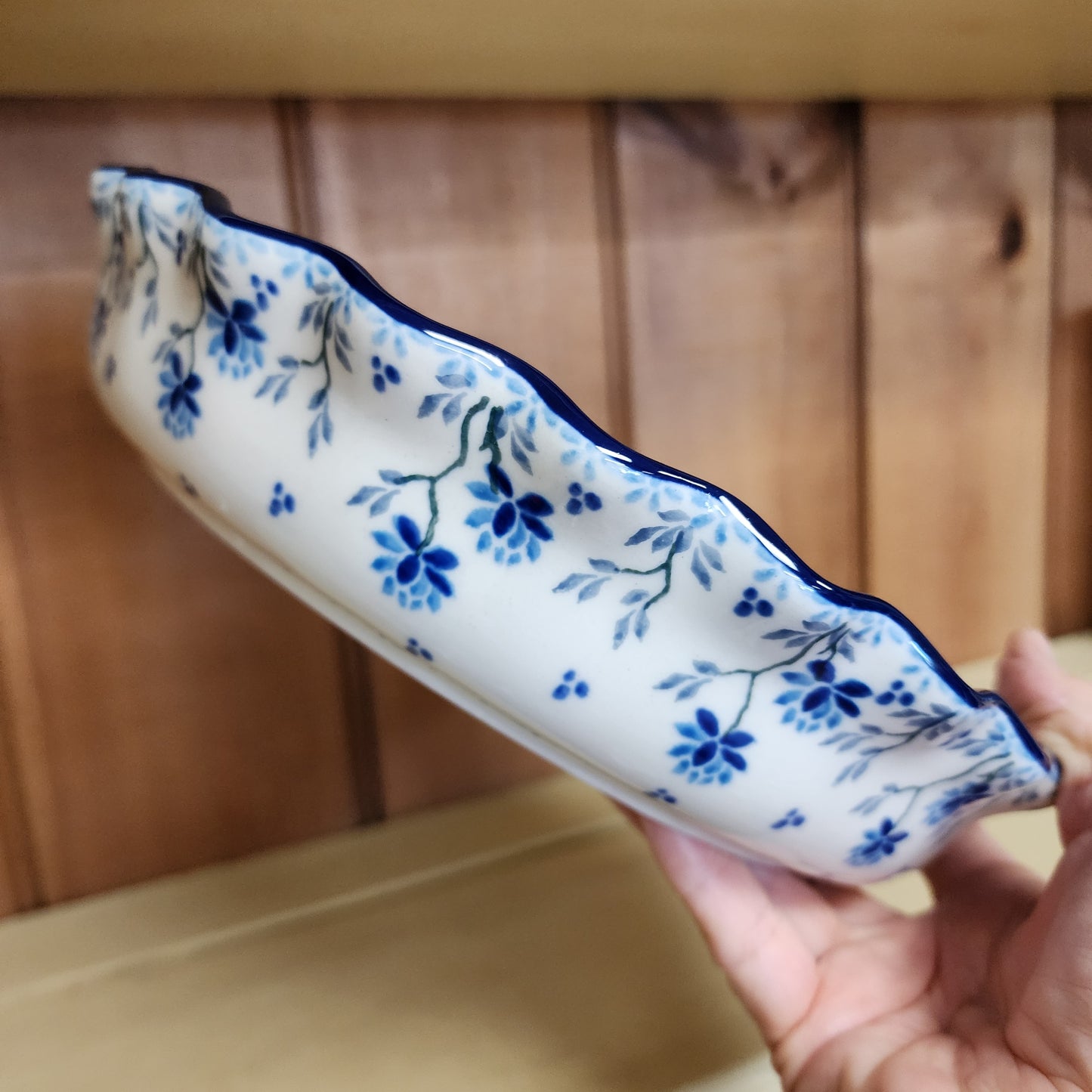 Pie Plate Fluted 10" 2524X ~ Clover Fields