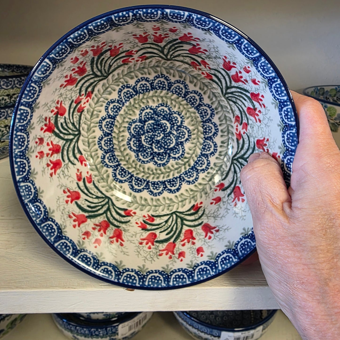 Bowl Soup/Salad 6.25" 1437X ~ Crimson Bells