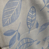 Towel ~Blue Leaves Cotton 20 x 28 Tea towel