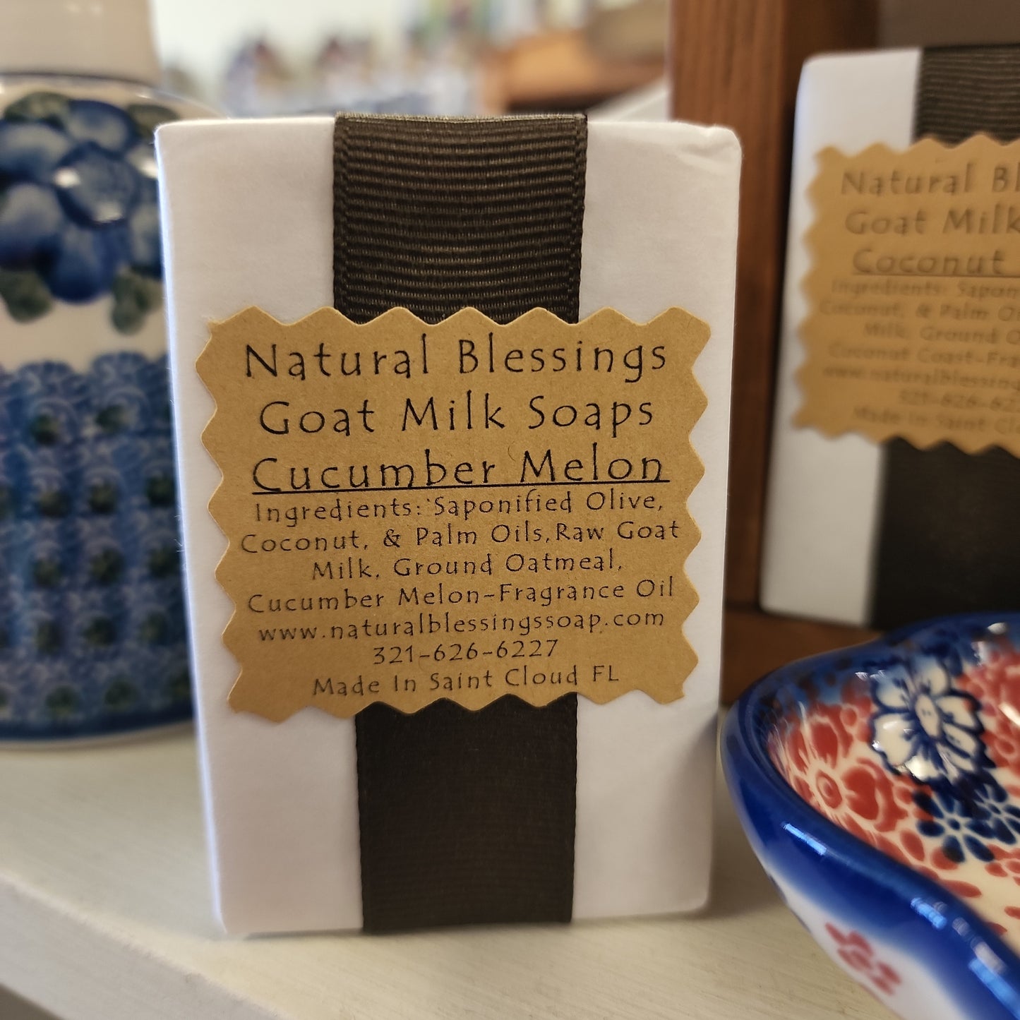 Soap Goat Milk Cucumber Melon barsoap