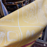 Towel Yellow Pasta 26" x 26" SQUARE Tea towel
