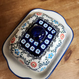 Butter Dish (Euro)  Z858-1145 Floral Whimsey
