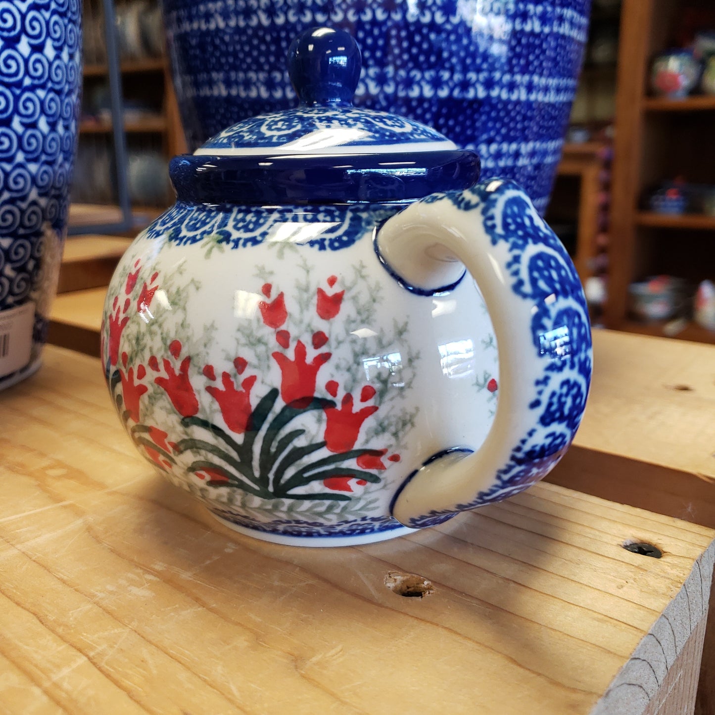 Teapot ~ 12 oz. 1437X ~ Crimson Bells pf1222