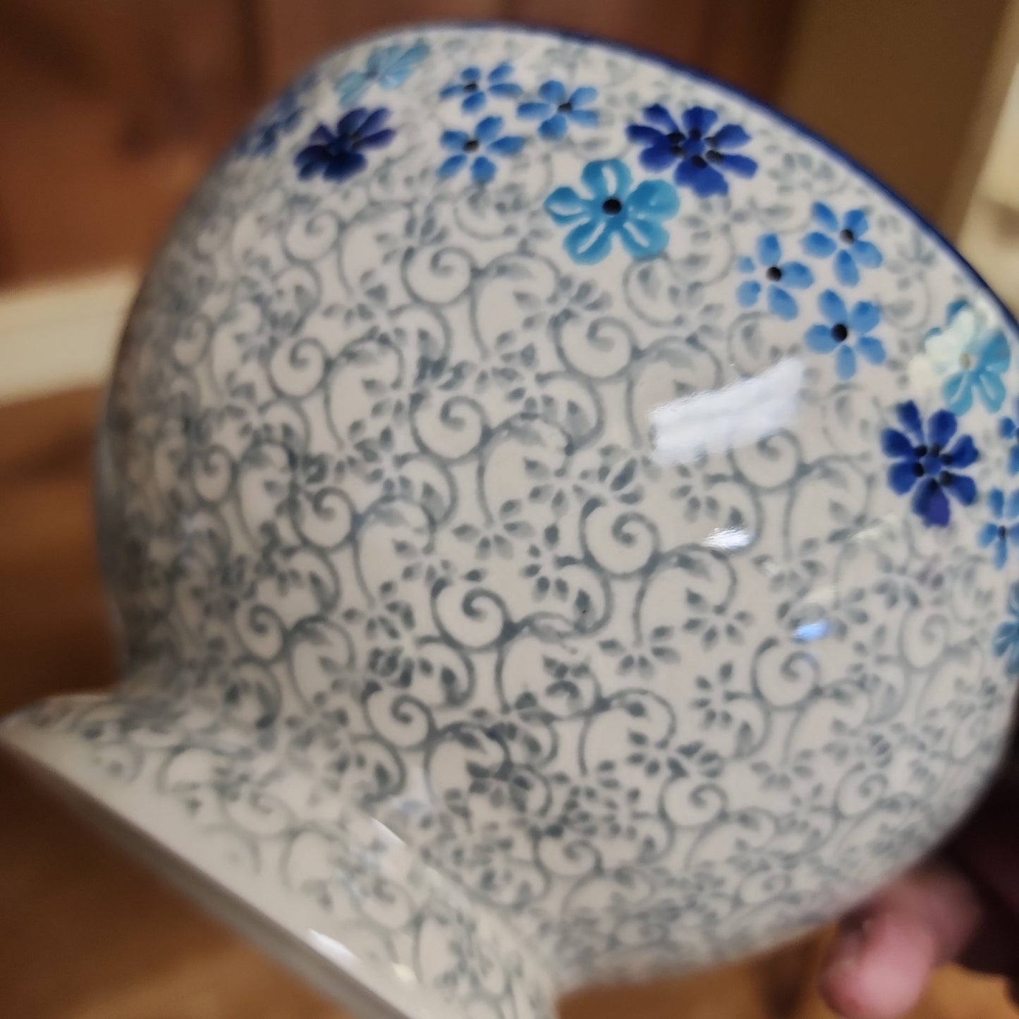 Bowl w/Pedestal ~ 5.25"W 206~2612X ~ Periwinkle PF0323