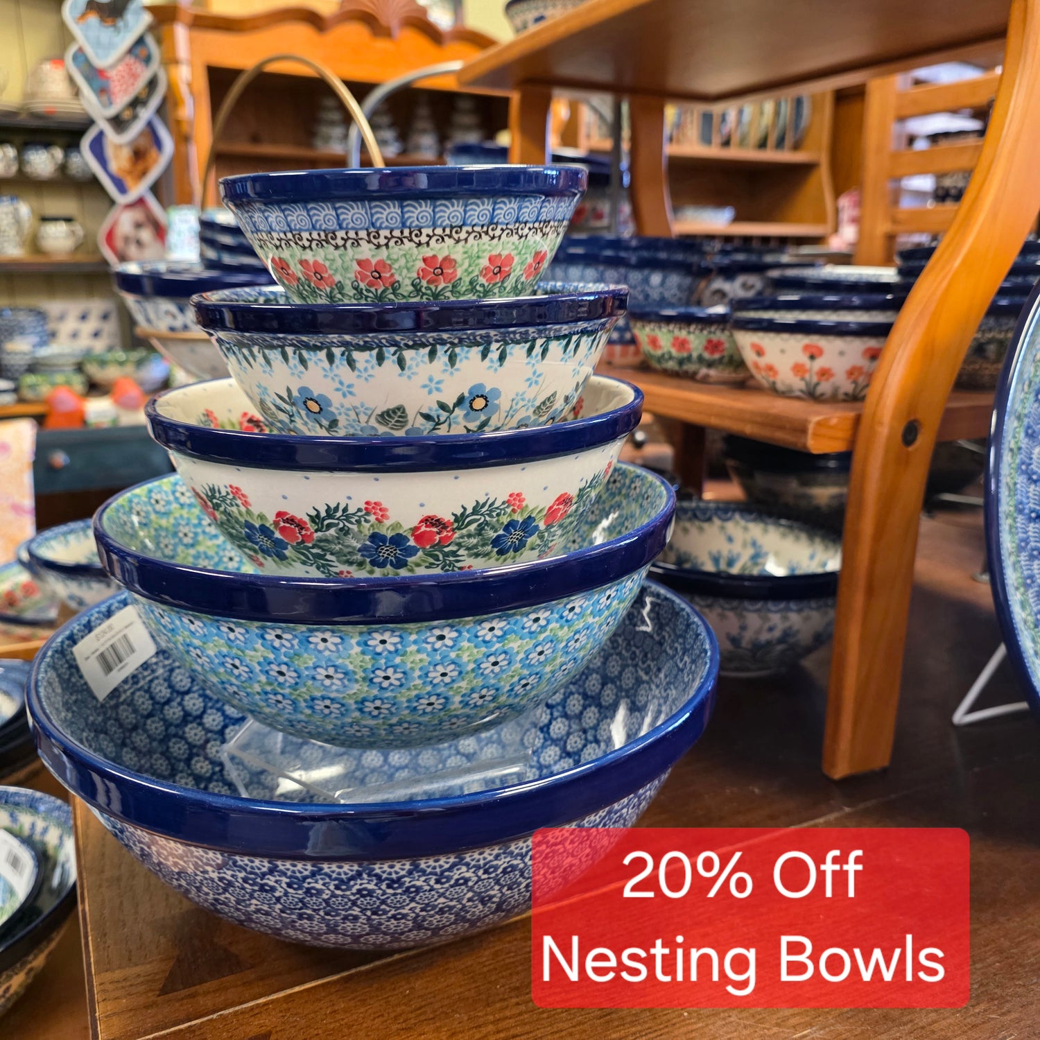 Nesting Bowls ~ Super Bowl Sale