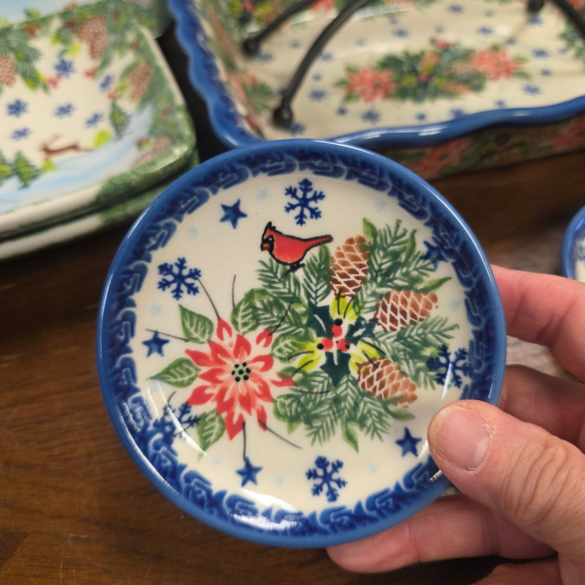 Coaster 4" / Poinsettia Cardinal 710