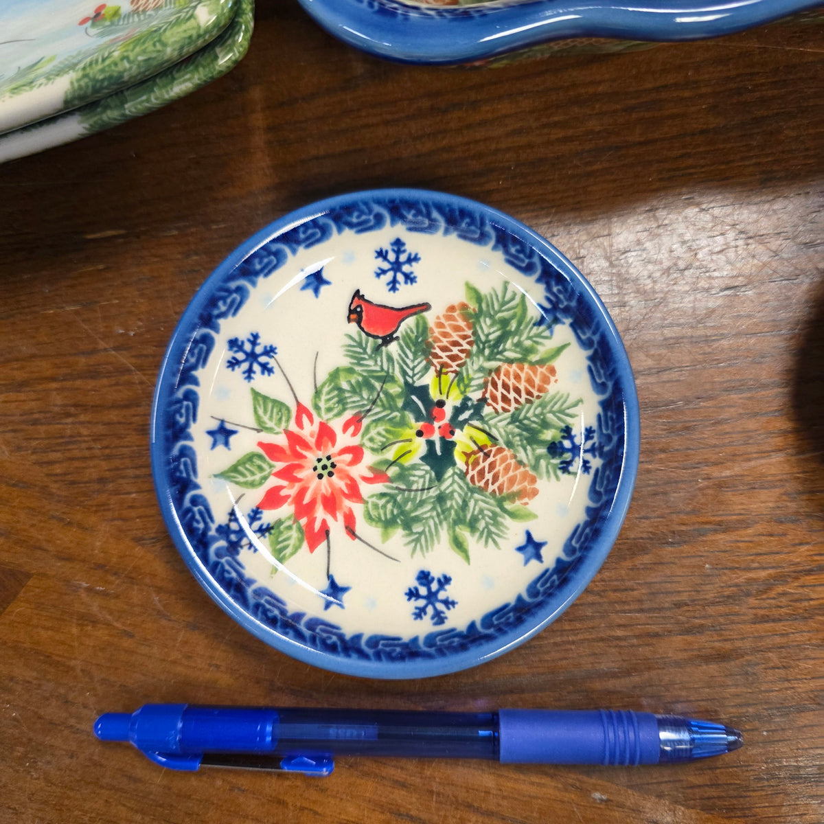 Coaster 4" / Poinsettia Cardinal 710