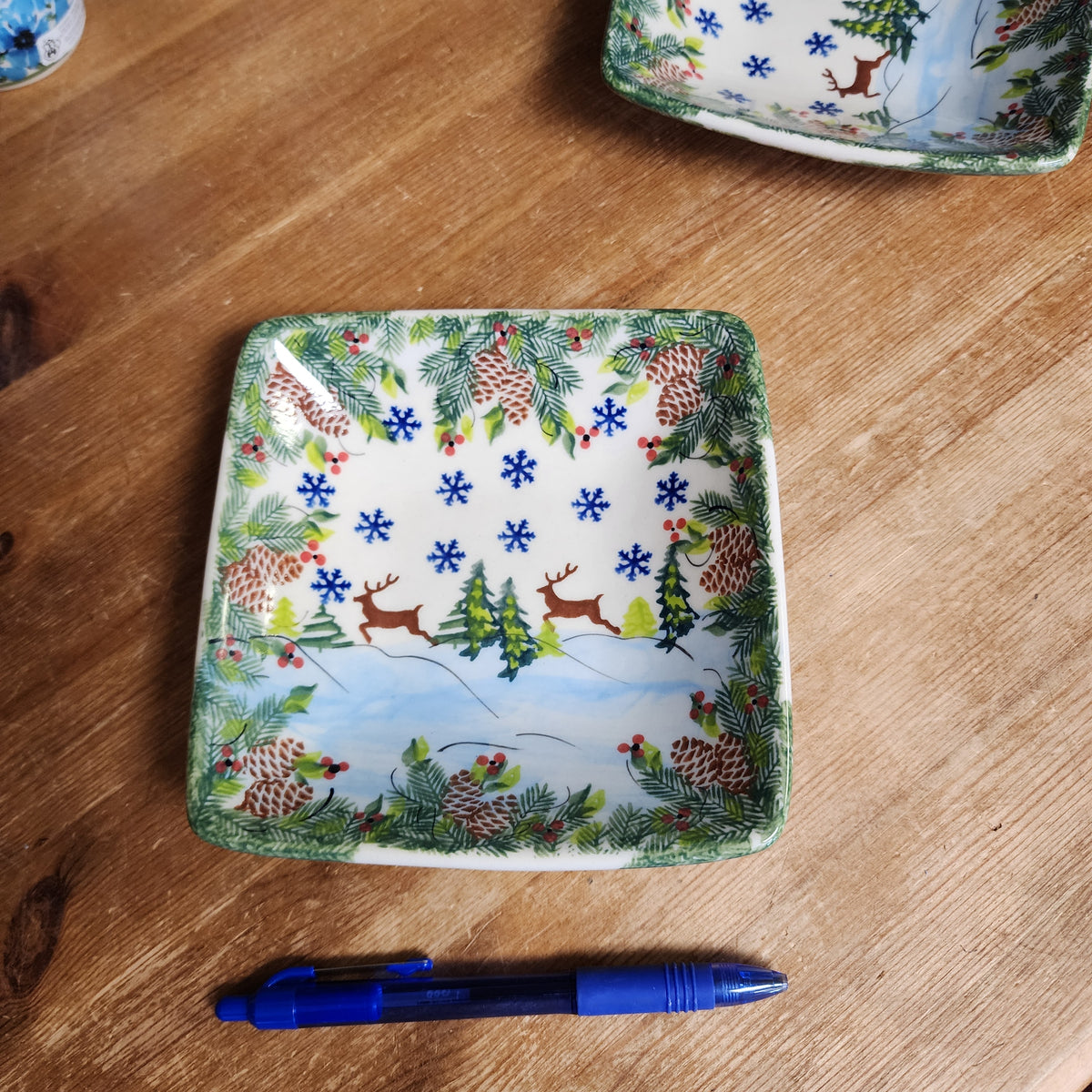 Bowl Square 5 3/4" Reindeer 303