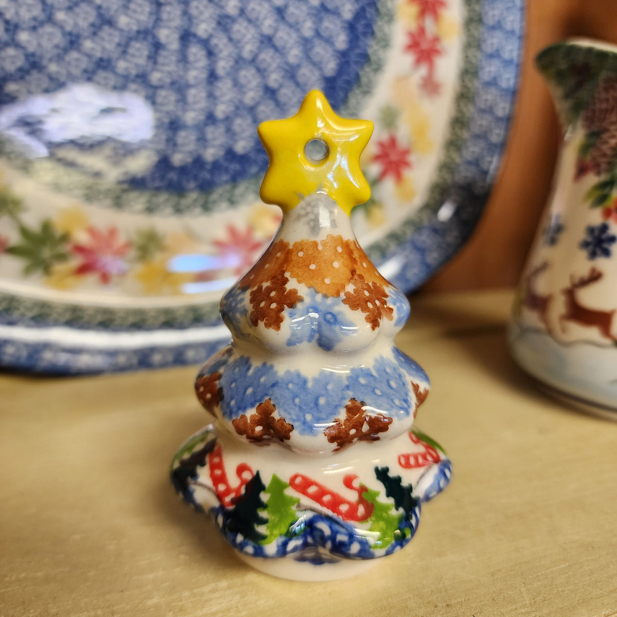 Ornament Tree 3.5" candy canes