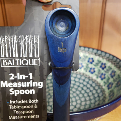 Measuring Spoon Birchwood Malta blue