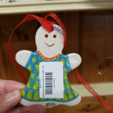 Gingerbread flat ornament GIRL #3