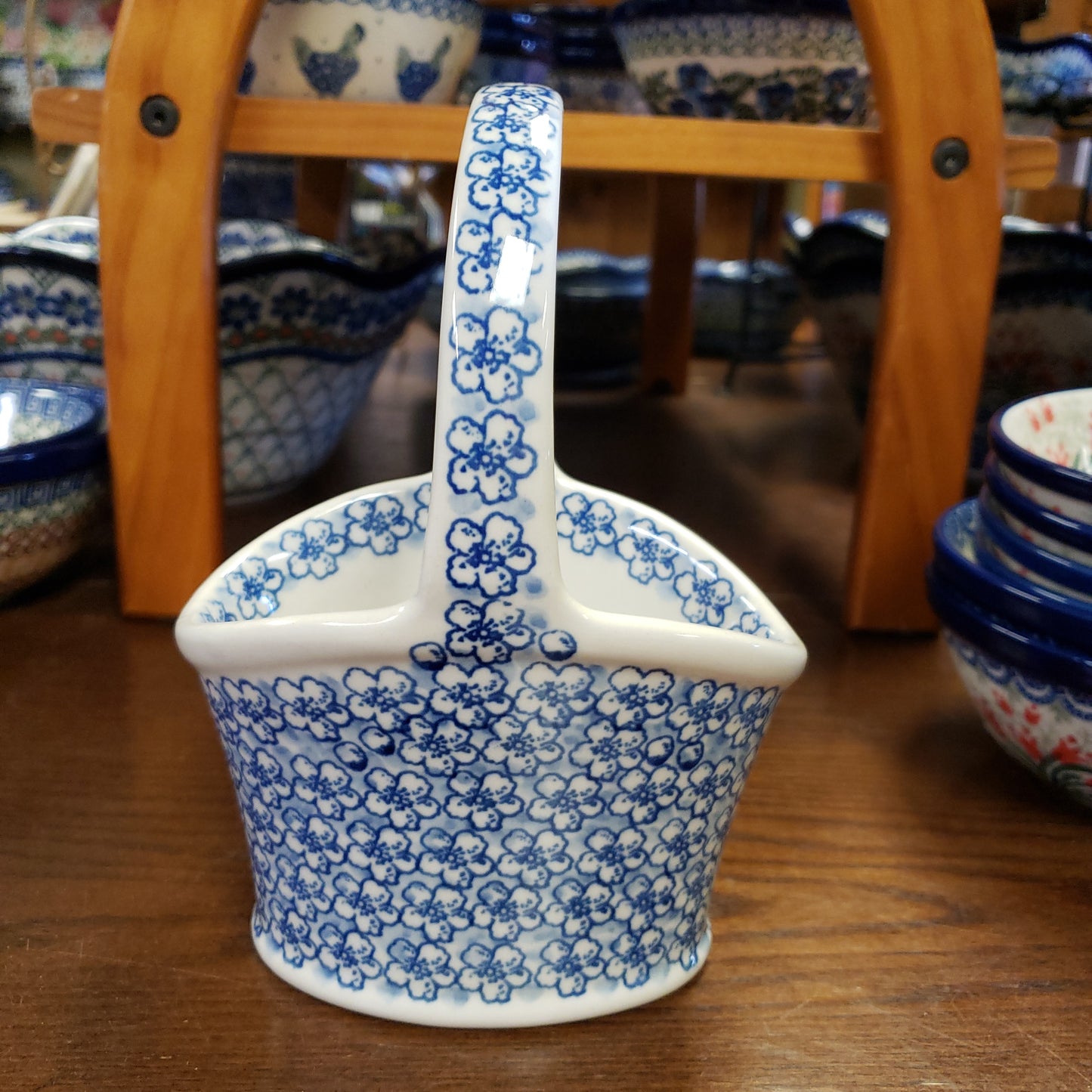 Basket with Handle A30-2176X Daisy Flurry