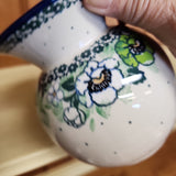Vase ~ Bubble ~ 4.25" 48-2320X Green Poppies