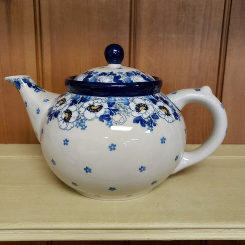 Teapot ~ (1 1/4 qt) 60-2222X Snow Poppy