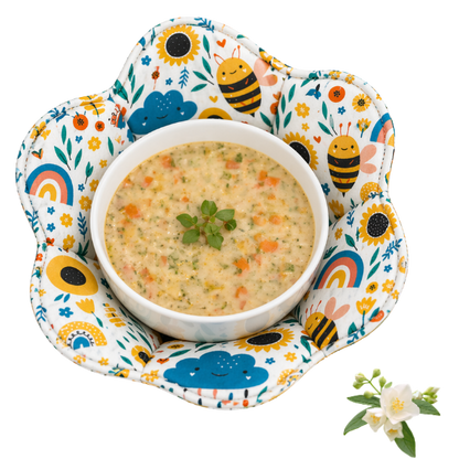 Cozy for Bowl Bees - Microwave Safe Soup Bowl Holder.