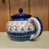 Teapot ~ (1 1/4 qt) 60-0560X Peach Spring Daisy