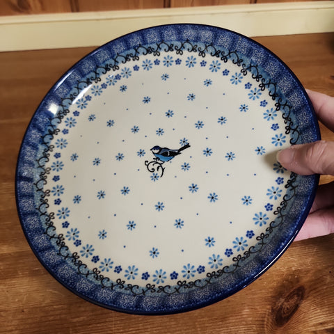 Plate ~ Rimmed ~ 9" 302-2529X Bluebird